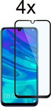 Huawei P Smart 2019 Screenprotector - Beschermglas Huawei P Smart 2019 Screen Protector Glas - Full Cover - 4 stuks