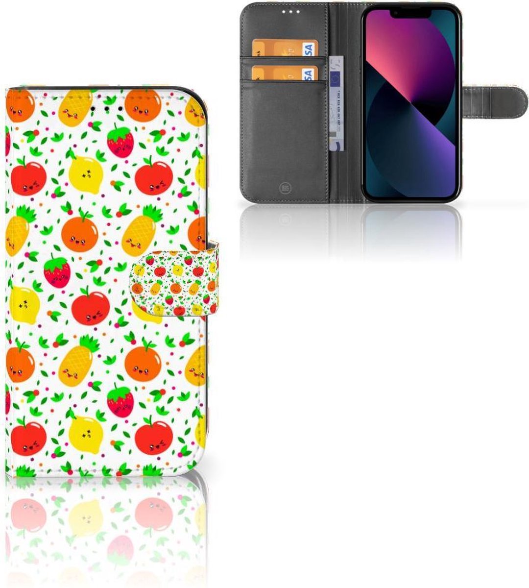 Apple iPhone 13 Book Cover Fruits