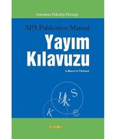 Amerikan Psikoloji Derneği Yayım Kılavuzu   6. Basım'ın