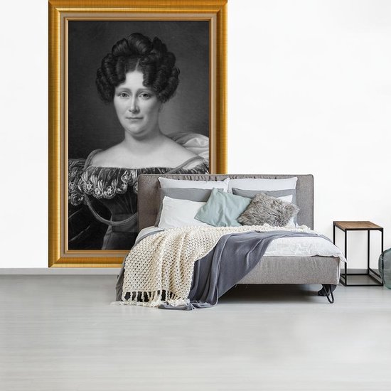 Papier Peint - Papier peint photo Oeuvre - Peintre - Cadres - Goud - Largeur 160 cm x Hauteur 240 cm