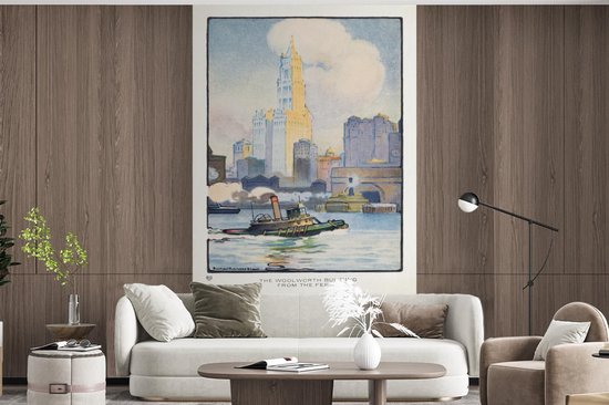 Papier Peint - Papiers Papier peint photo Water- Bateau - Amérique - Largeur 150 cm x Hauteur 240 cm