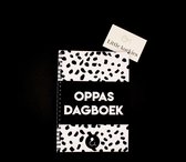 Little koekies Oppasdagboek - zwart/wit - Kraamcadeau - zwangerschapsaankondiging