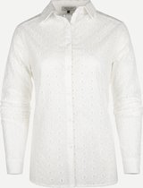 Steppin' Out Herfst/Winter 2021  Broderie118 Vrouwen - Regular Fit - Katoen - Wit (38)