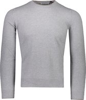 Gran Sasso  Trui Grijs Getailleerd - Maat XL  - Heren - Herfst/Winter Collectie - Wol;cashmere;viscose
