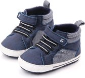 Baby Schoenen - Kinderschoenen - Eerste Wandelaars - Blauw - Maat 0-6M