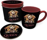 Queen - Logo Geschenkset - Onderzetter en Mok