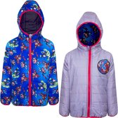 Avengers winter jas, omkeerbaar - grijs - blauw - 8 jaar - 128