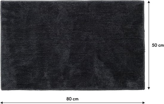 Sealskin -  Doux Badmat 50x80 cm - Polyester -  Donkergrijs