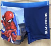 Spiderman zwembroek - blauw - Marvel Spider-Man zwemshort - maat 116