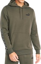 Puma Power Tape Trui / Hoodie - Rood Heren - Maat M