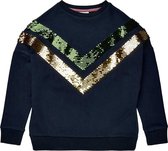 The New sweater meisjes - blauw - TNvera - maat 140