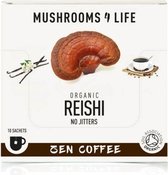 Mushrooms 4 Life Reishi Mushroom Koffie Zen BIO 10 Stuks