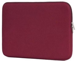 Neopreen Soft Sleeve Voor de Apple Macbook Air / Pro (Retina) 13 Inch – 13.3” Laptop Bordeaux rood