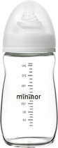 Mininor glazen drinkfles - naturel - 240ML