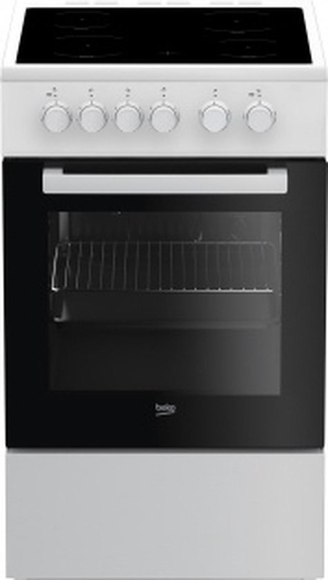 Beko FSS57000GW four et cuisinière Céramique Noir, Blanc A