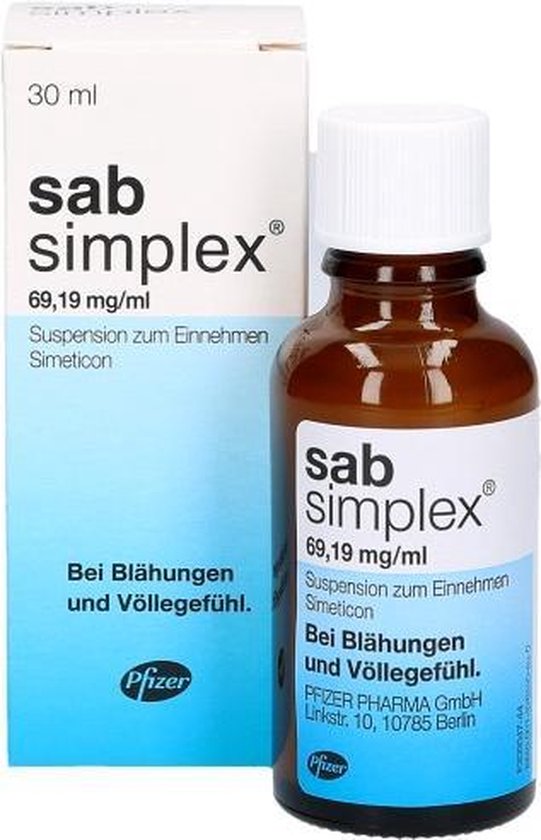 Sab Simplex 30ml - helpt tegen darmkrampjes baby