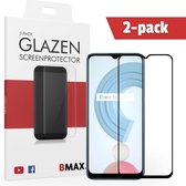 2-pack BMAX Realme C21 Screenprotector - Full Cover - Gehard glas - Sony Realme screenprotectors - Telefoonaccessoires - Telefonie & Accessoires - Beschermglas - Glas screenprotect