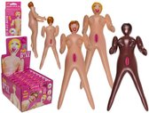 Inflatable Mini Doll 24 Units Assorted