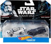 Star Wars Stormtrooper VS. Death Trooper 1:64 Modelauto - Schaalmodel - Miniatuurauto - Model auto