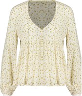 DEELUXE Losvallende bloes met bloemenprint DIANA Yellow Liberty