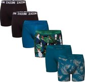 Zaccini 6-pack boxershorts jungle
