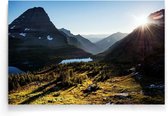 Walljar - Lake Sunset - Muurdecoratie - Poster