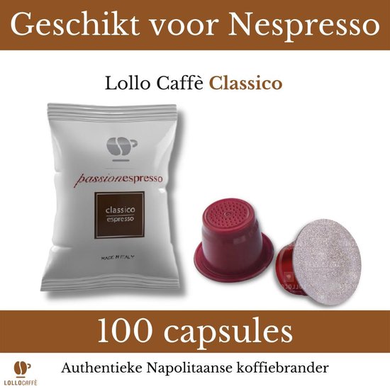 100 Nespresso - Lollo Caffè Italiaanse Espresso - Uit Napels bol.com