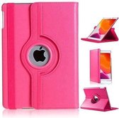 iPad 2021 hoes - iPad 9e/8e/7e Generatie hoes - iPad 10,2 inch - iPad 2019/2022 - 360° draaibare Bookcase - Pink