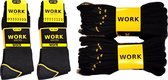Work Werksokken - 10 paar - Zwart - Maat 47/50