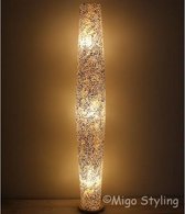 Vloerlamp - Cone Copper - Schelpen - E27 fitting - Hoogte 170 cm - Design