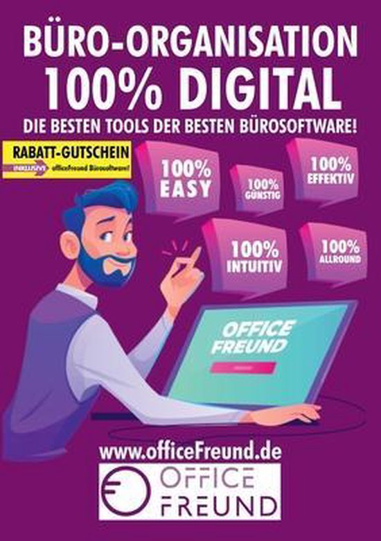 Büro-Organisation 100% digital - cover