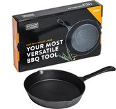 Bol.com Gietijzeren skillet 25cm pan voor BBQ Smokin' Flavours aanbieding