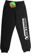 Minecraft jogging broek - zwart - Maat 140 / 10 jaar