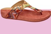 Graceland Dames Veelkleurige slipper - Maat 37