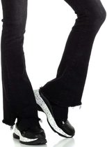 Bootcut jeans met hoge taille