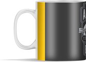 Mok - Amerika - Vogel - Retro - 350 ml - Beker