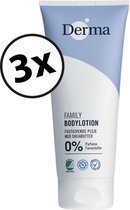 Derma Family Bodylotion - 3 x 350 ML - Parfumvrij