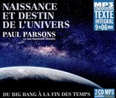 François Tavares (Lecteur) - Paul Parsons: Naissance Et Destin De L'univers (CD) (Integrale Mp3)