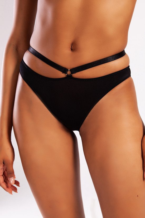 Gorbus Strappy Undie - Taille L - Zwart