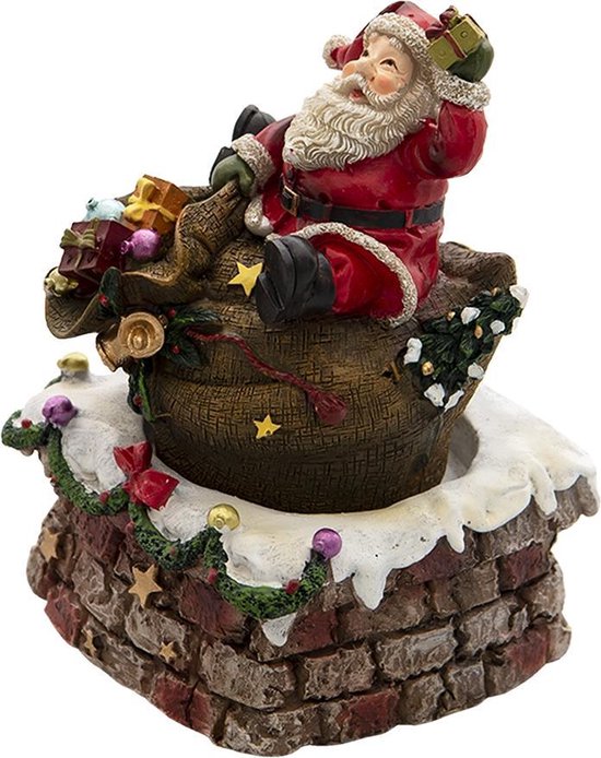 Notenkraker met sceper en kroon | het keerstbeeld / de kerstdecoratie is 25 cm hoog