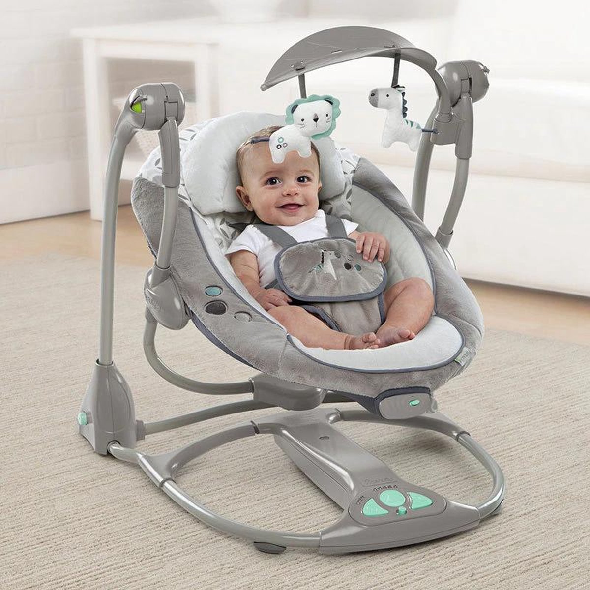 вибрирующее кресло для новорожденных