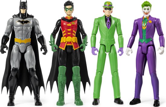 Refrein Walter Cunningham vergroting DC Comics Batman - 4 Actiefiguren - Batman, Robin, Copperhead & Thalon -  30cm | bol.com