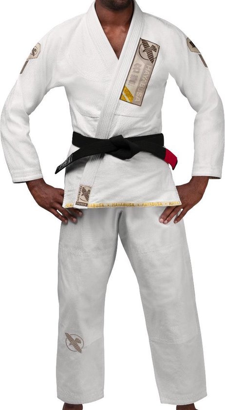 Hayabusa Ascend Léger BJJ Jiu Jitsu Gi Wit A4