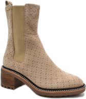 Nathan Baume- Enkellaasje- Dames- Suede- Beige