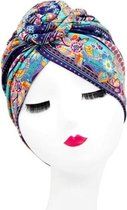 Akyol - Indische - Arabische Tulband - Hoofddeksel - Indisch - Tulband - Muts - Hijab - Diverse kleuren - Paars - Turquoise