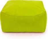 Drop & Sit Poef – Lime – 65 x 65 x 35 cm - Vierkant