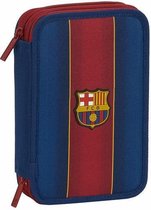 Pennenzak F.C. Barcelona 20/21 Kastanjebruin Marineblauw (34 Onderdelen)