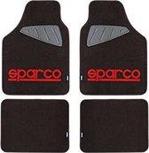 Vloermattenset voor auto Sparco SPC1903 Universeel Zwart/Rood (4 pcs)