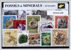 Afbeelding van het spelletje Fossielen en mineralen – Luxe postzegel pakket (A6 formaat) : collectie van 25 verschillende postzegels van fossielen en mineralen – kan als ansichtkaart in een A6 envelop - authentiek cadeau - kado - geschenk - kaart - archeologie - mineraal