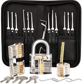 Uitgebreide Lockpick Set 2022 - Professioneel - Gereedschapset - Lockpick Gereedschap - Survival kit - 28-Delig - Cadeau - Lockpicking Voor Beginners En Gevorderden